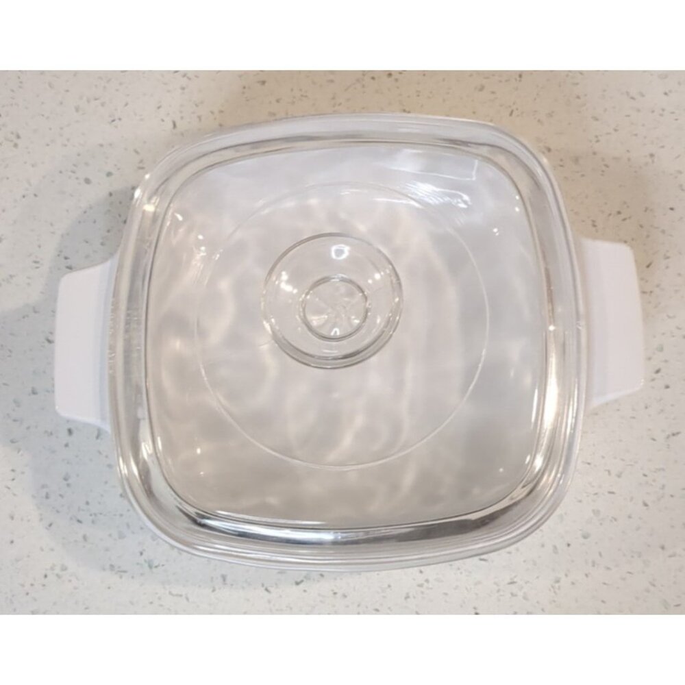 Vintage Corning Ware Spice of Life L’Echalote A-1-B 1Qt Dish Lid Metal Trivet - Picture 4 of 16